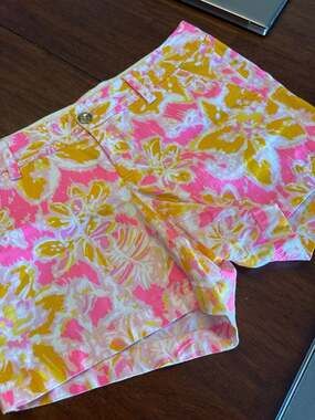 Lilly Pulitzer The Callahan Short in Kir Royal Pink Ooh La La Size 8